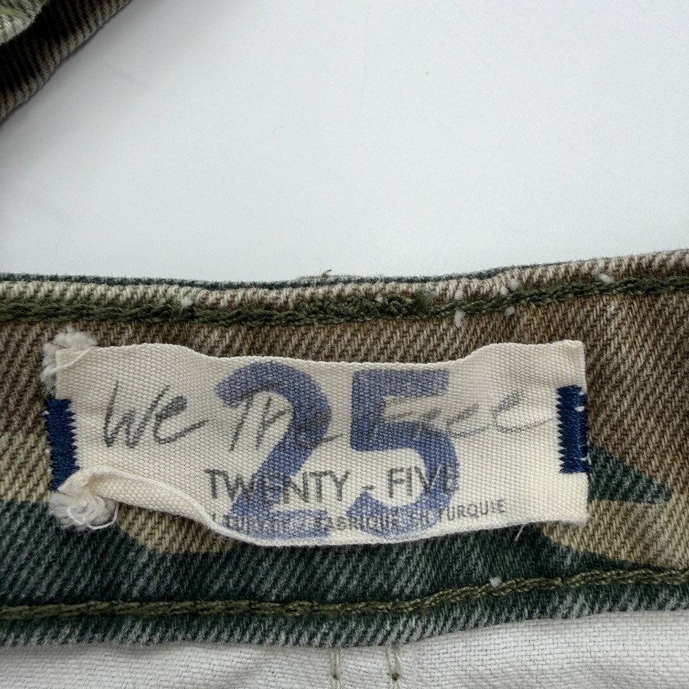 We The Free Remy Camo Crop Pants in Moss Green Size 25 - Picture 10 of 12